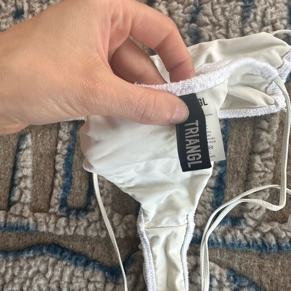 TRIANGL ASTER white toweling, M top and M bottom - Picture 12 of 12